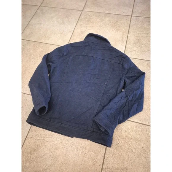 Fred Perry Wool Field Men's Jacket - Blue - 100% Wool